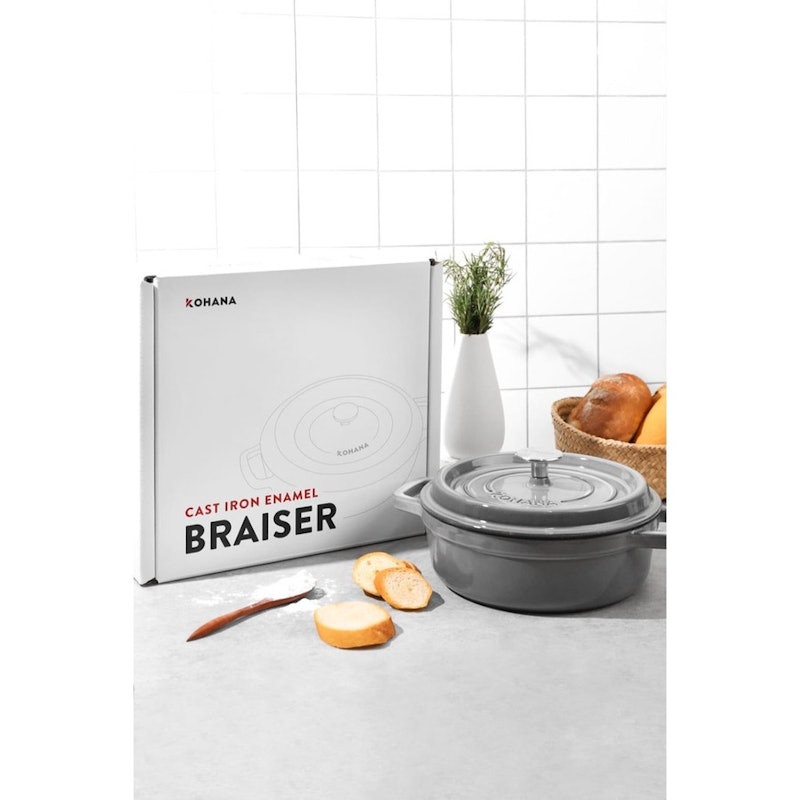 Kohana Enamel Cast Iron Braiser 24 cm 3