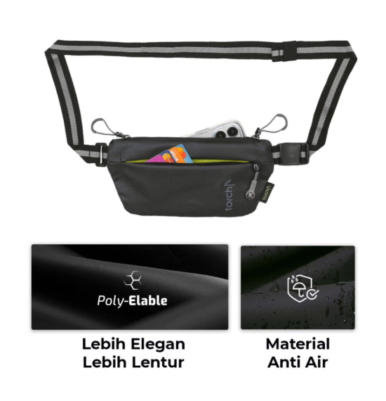 Maha Nagari Nusantara Torch Hyochang Waist Bag 2 in 1