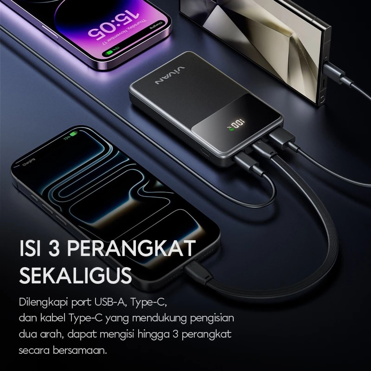 Vivan Mini Powerbank 10000mAh VPB-Q02C