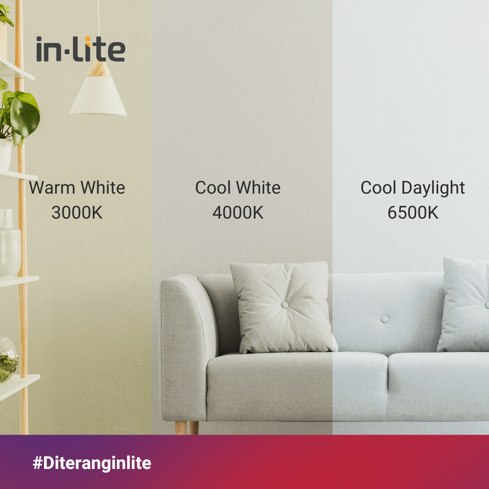 inlite.id InLite Lampu LED Bohlam Value INB007 5W Kuning