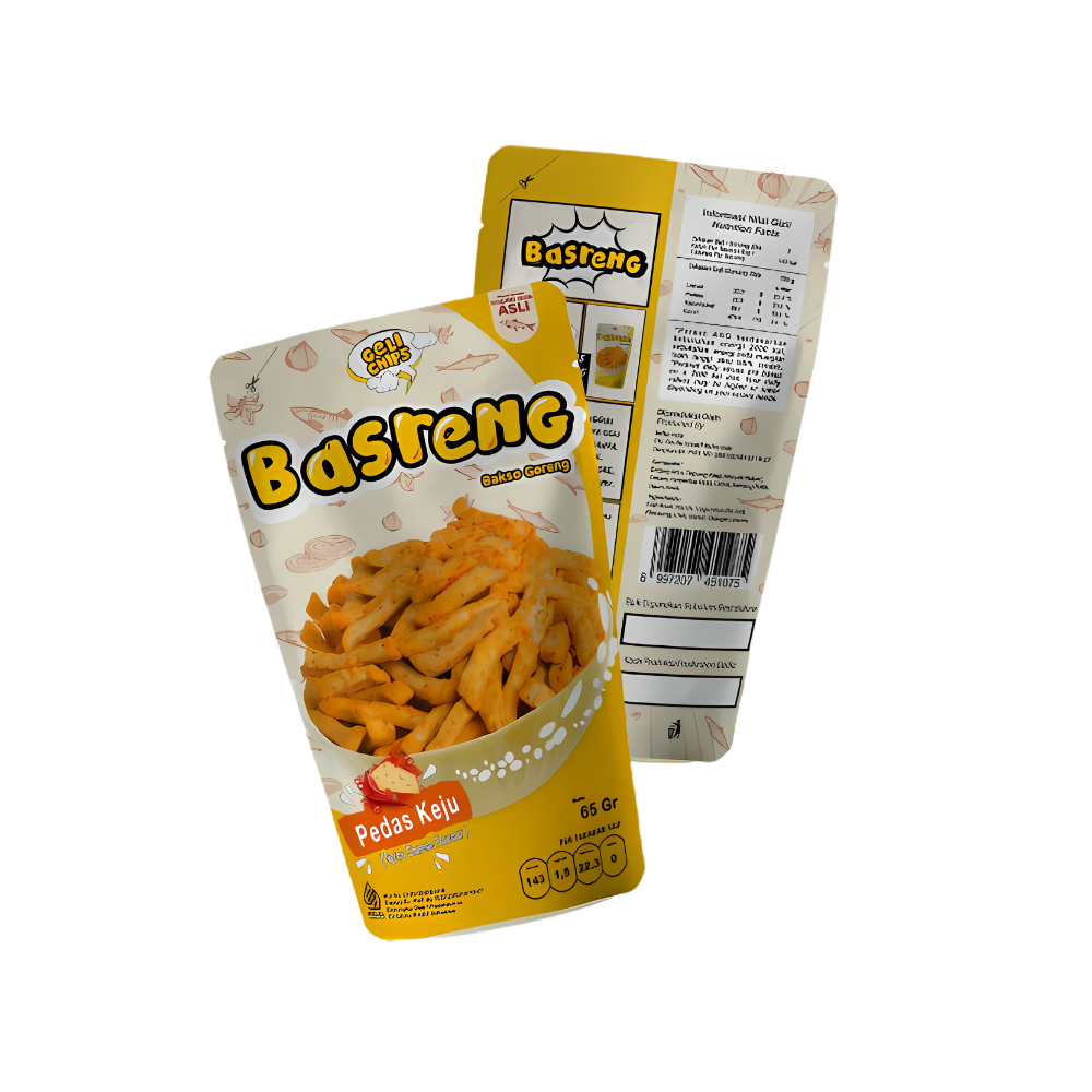 Geli Chips Basreng Pedas Keju