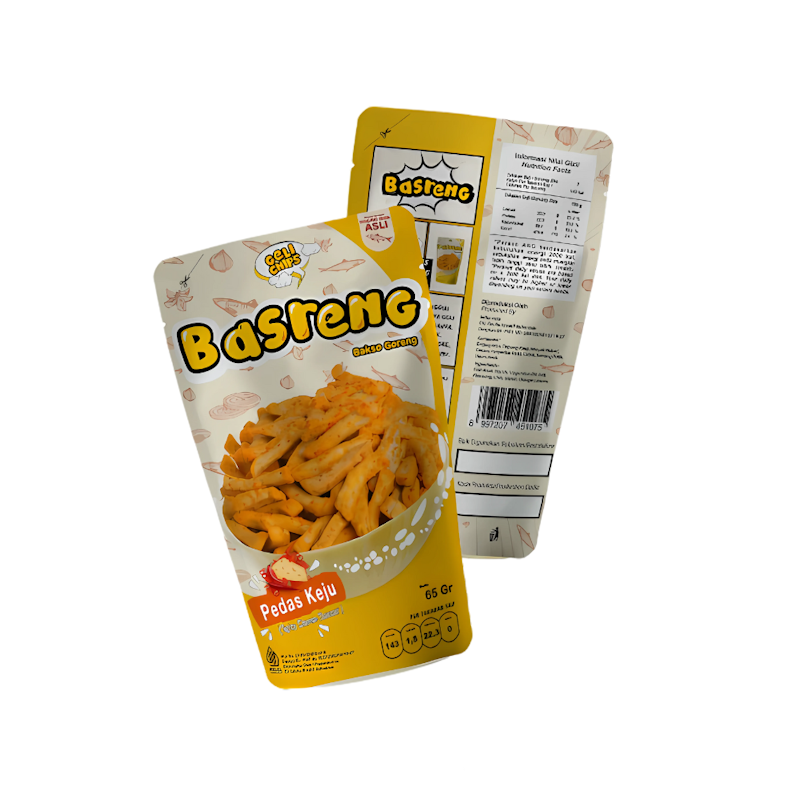 Geli Chips Basreng Pedas Keju 1
