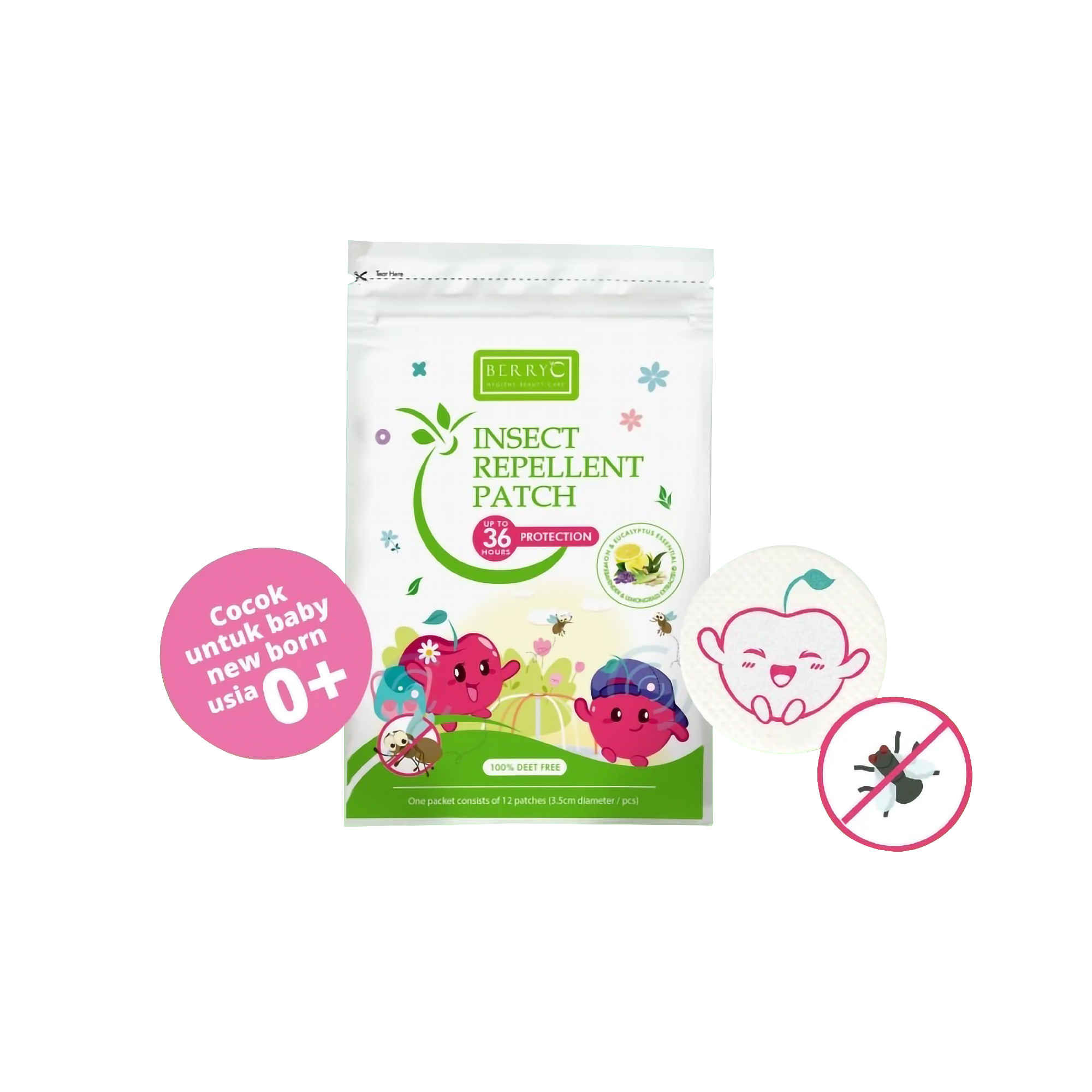 BerryC Insect Repellent Patch