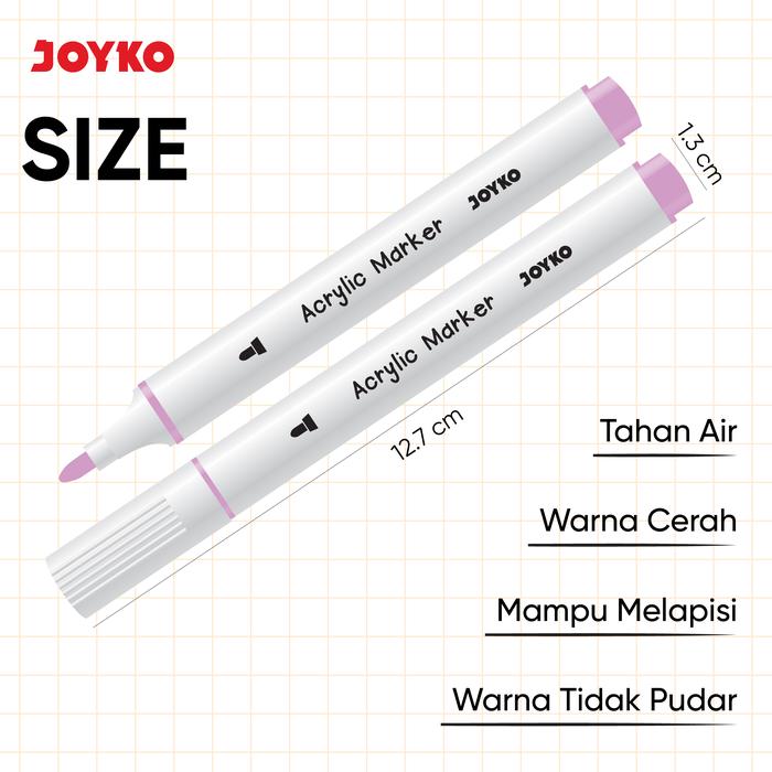 Atali Makmur JOYKO Acrylic Marker 36 warna ACMK-75