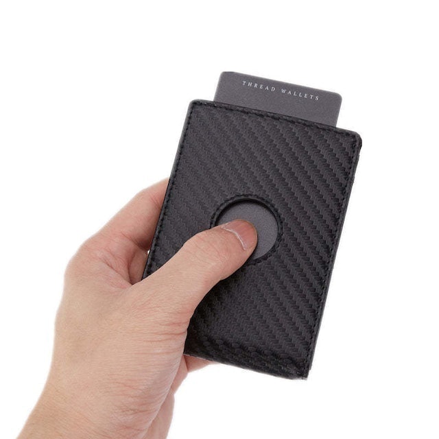 Dompet Money Clip Anti RFID Carbon Fabric 4