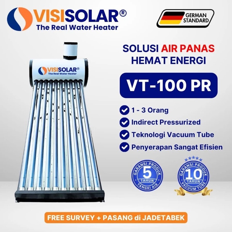 VISI SOLAR Pemanas Tenaga Matahari 5