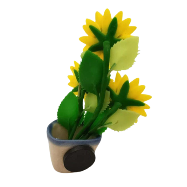  Magnet Kulkas Bunga Clay