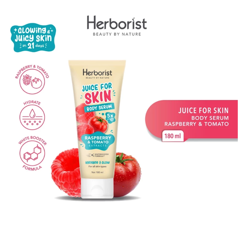 Juice For Skin Body Serum Raspberry & Tomato Extract 5
