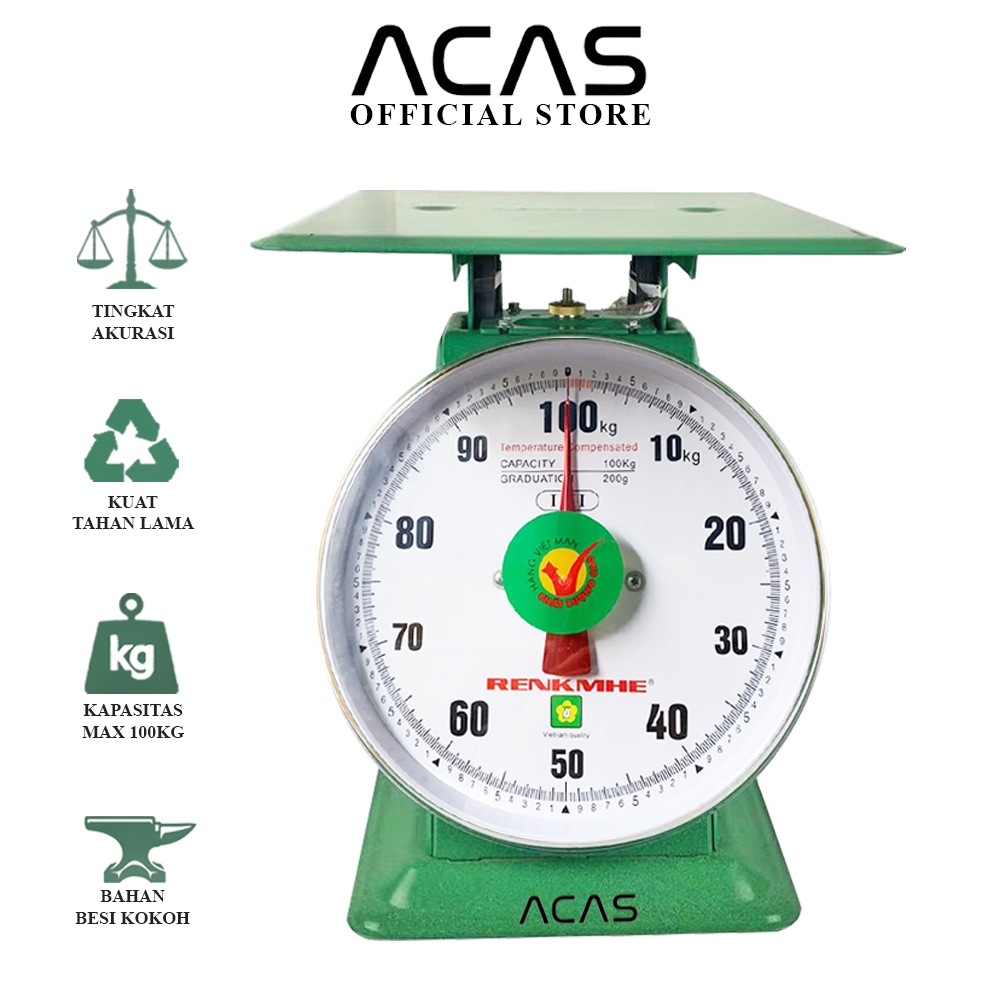 Fuqiang Jaya ACAS Rh Timbangan Analog 100 kg