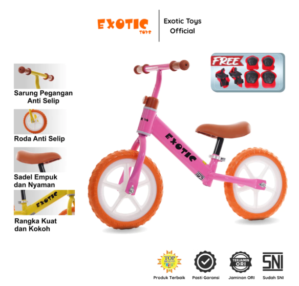 Roda Pasifik Mandiri Exotic Balance Bike ET-2017