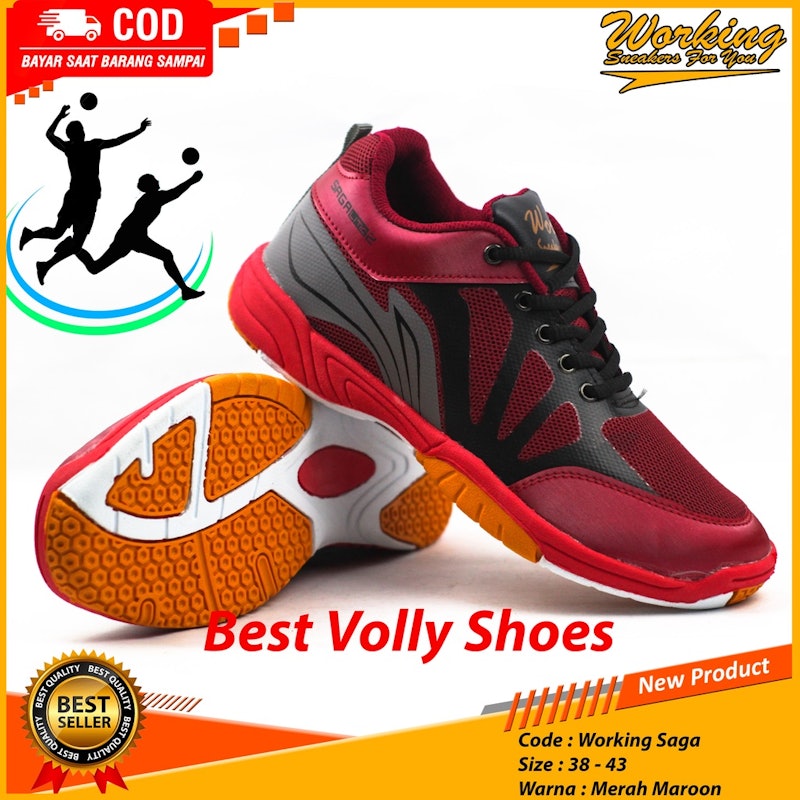 Working Sneakers For You Working Saga Sepatu Pria Volly 5