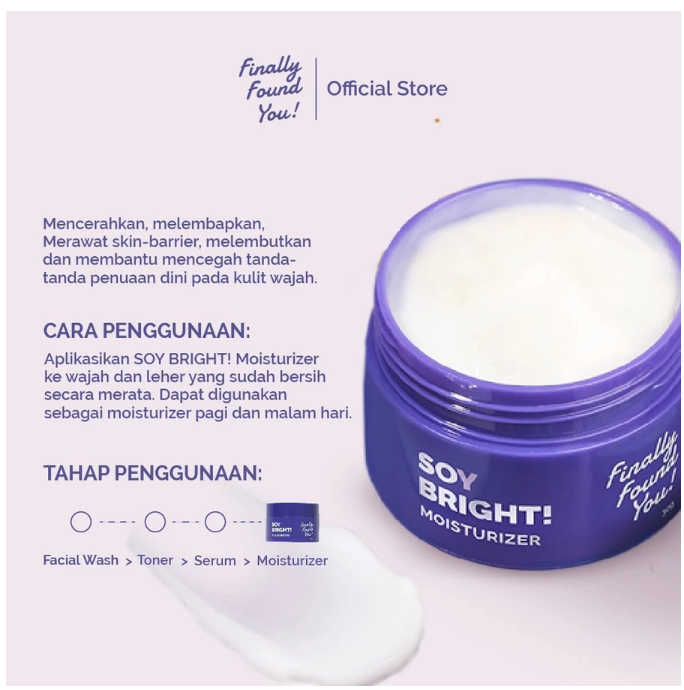 Finally Found You! Soy Bright! Moisturizer 3