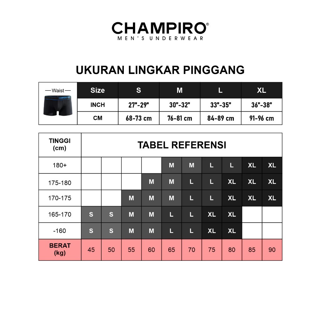 IATS Champiro Boxer Pria Sporty Premium Sparkle C0316C