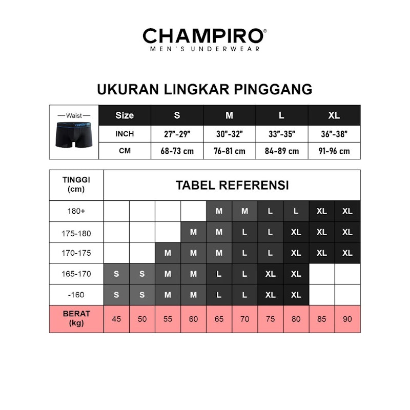 Champiro Boxer Pria Sporty Premium Sparkle 5