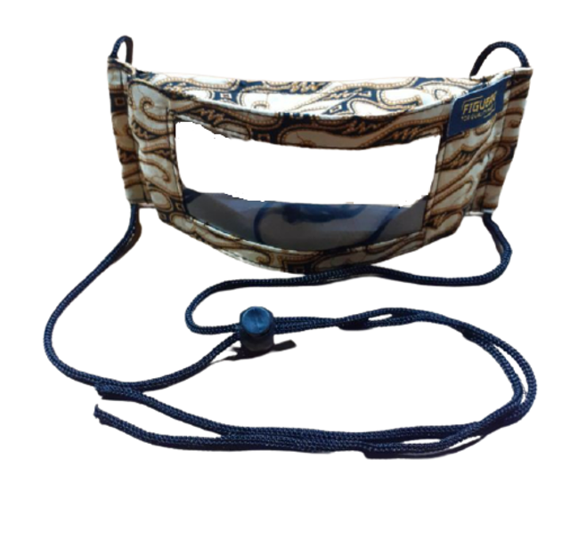 Masker Batik Transparan