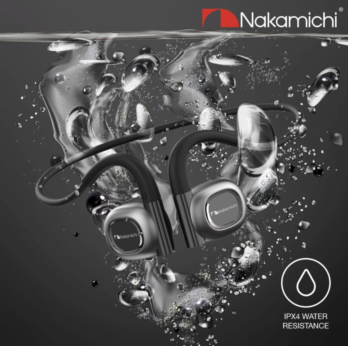 Nakamichi Research Nakamichi Open Ear Air Conduction Earphones OP-SP901
