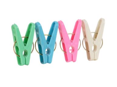 Plus Ware Jepitan Jemuran Baju Rose 4 Warna