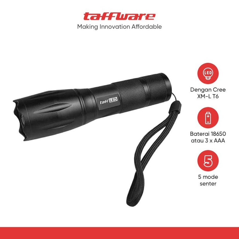 TaffLED Senter LED 5