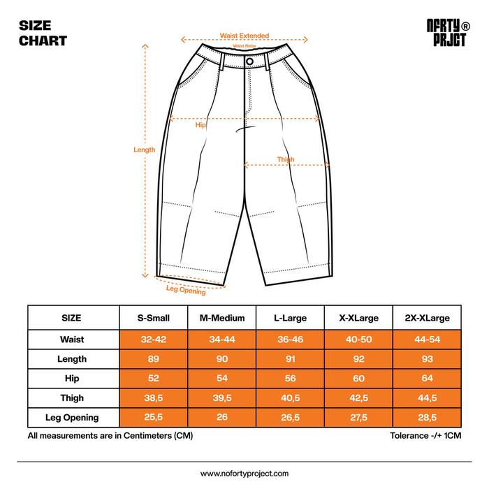  Noforty Project Baggy Ankle Pants Hanami Blue