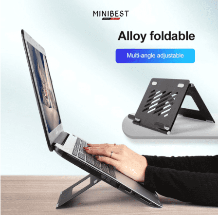 Minibest Laptop Stand Holder Alumunium Foldable Cooling Stand 