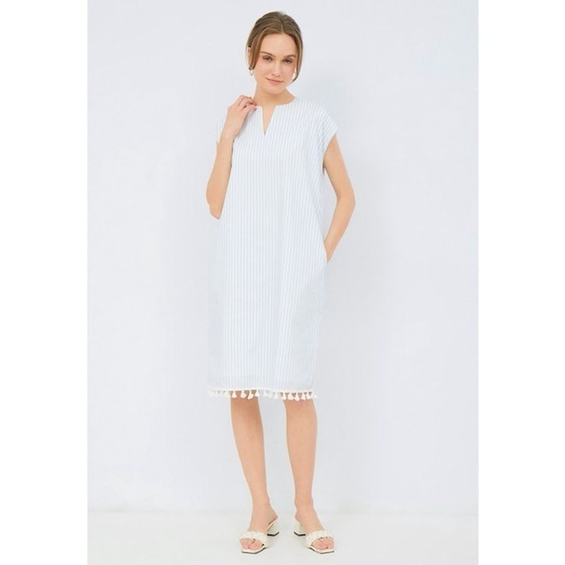 The Executive Short Kaftan with Tassel Details 5