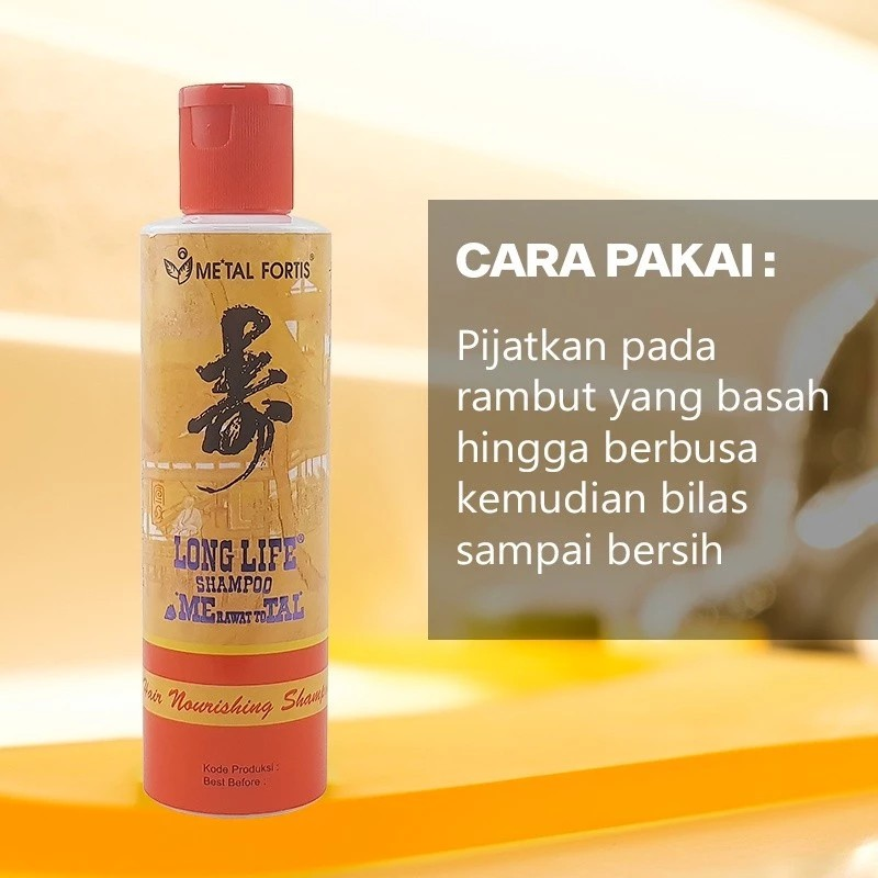 Sunrica Mutiara Metal Fortis Long Life Shampoo