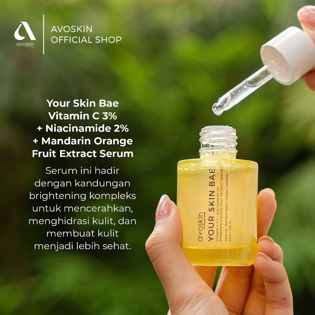 AVO Innovation Technology  Avoskin Your Skin Bae Vitamin C 3% + Niacinamide 2% + Mandarin Orange Fruit Extract Serum