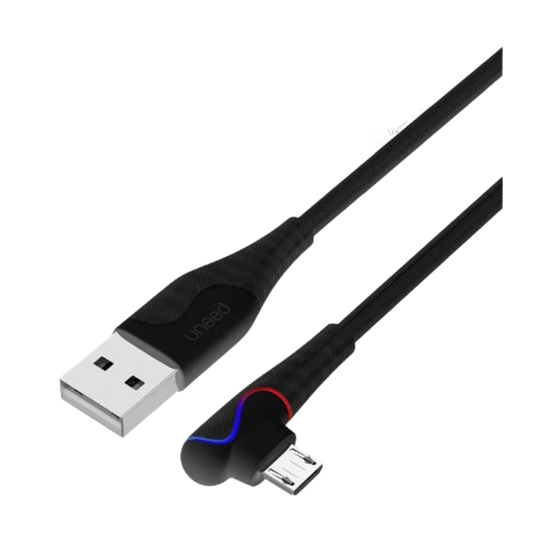 UNEED Kabel Gaming LED RGB Micro USB 1