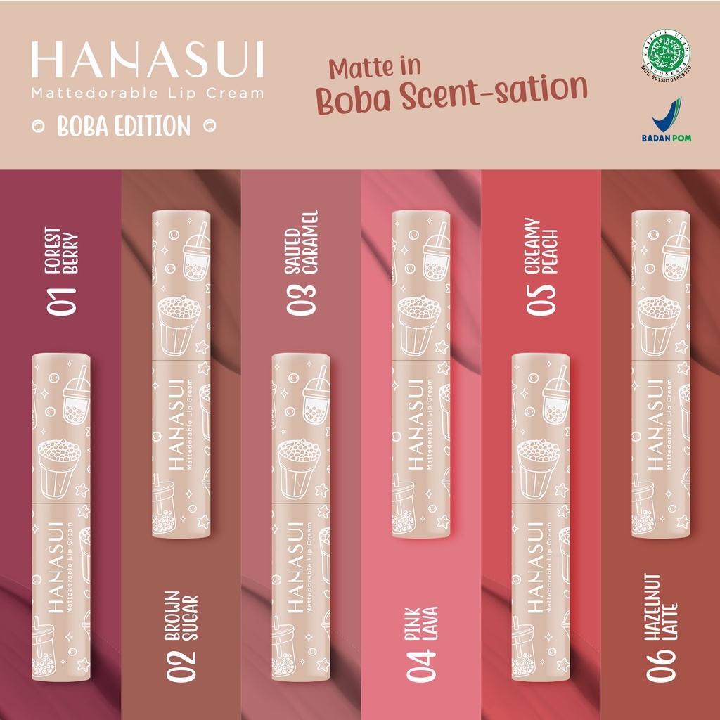 Mattedorable Lip Cream Boba Edition