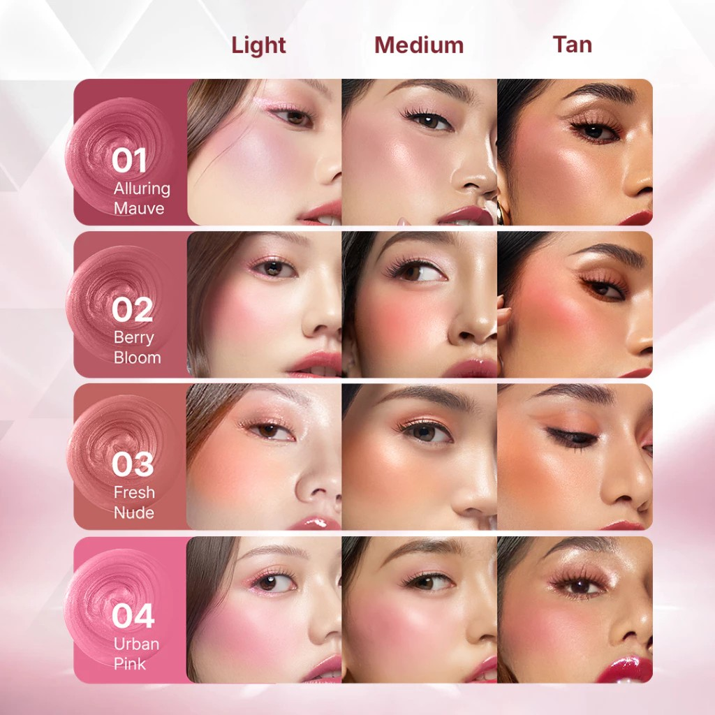 Trueve TRUEVE Rosy Melted Cream Blush Alluring Mauve