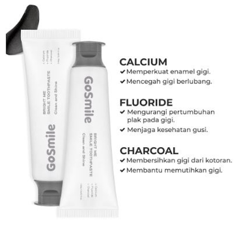 GoSmile Bright Me Smile Charcoal Toothpaste 4