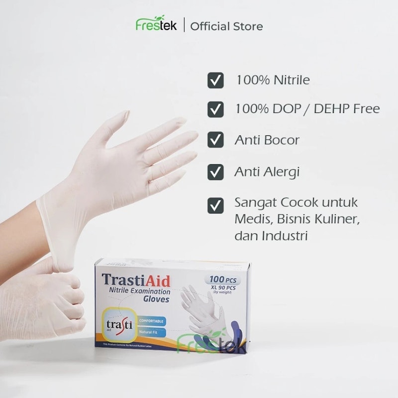 Trasti Aid Nitrile Examination Gloves