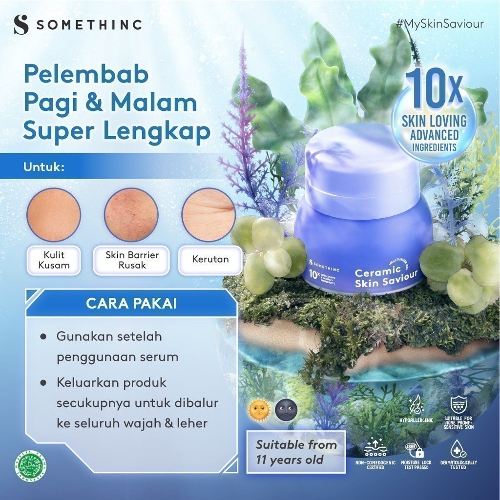 Royal Pesona Indonesia SOMETHINC Ceramic Skin Saviour Moisturizer Gel
