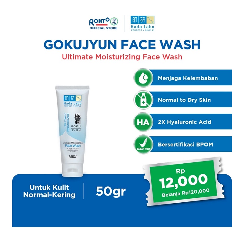 Hada Labo Gokujyun Ultimate Moisturizing Face Wash