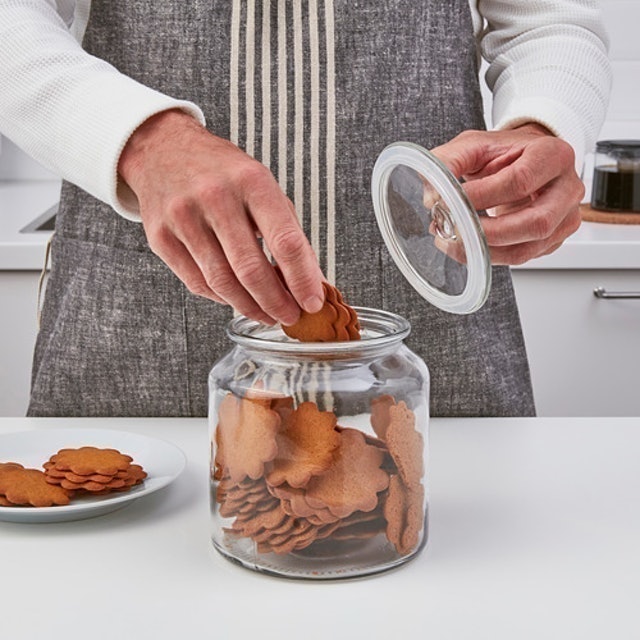 IKEA VARDAGEN - Stoples dengan Penutup Kaca Bening 602.919.25