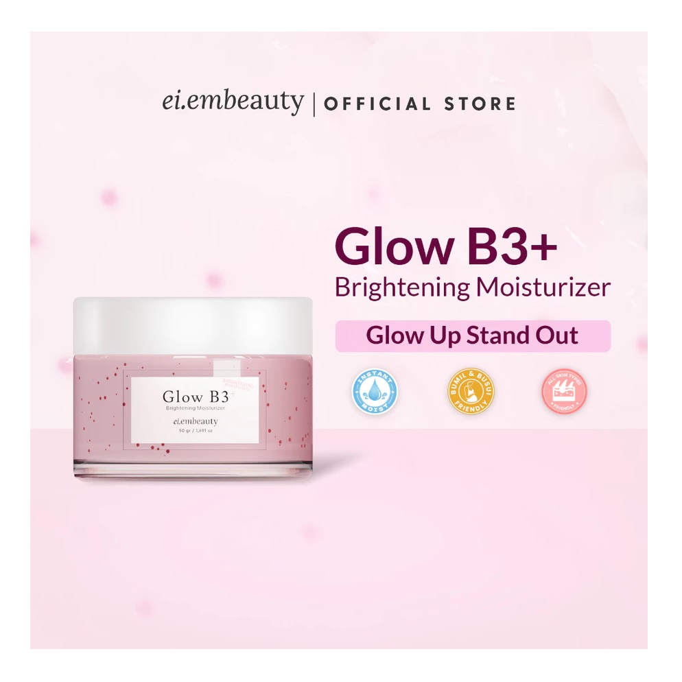 Cantik Alami Sehat EI.EM  BEAUTY GLOW B3+ Brightening Moisturizer
