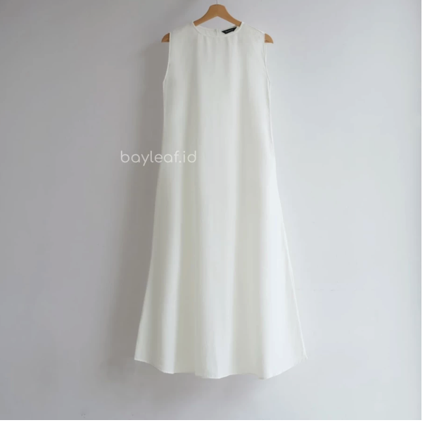 Bayleaf.id Bayleaf.id [Big Size] Aera Inner Dress Maxi Basic Tanpa Lengan