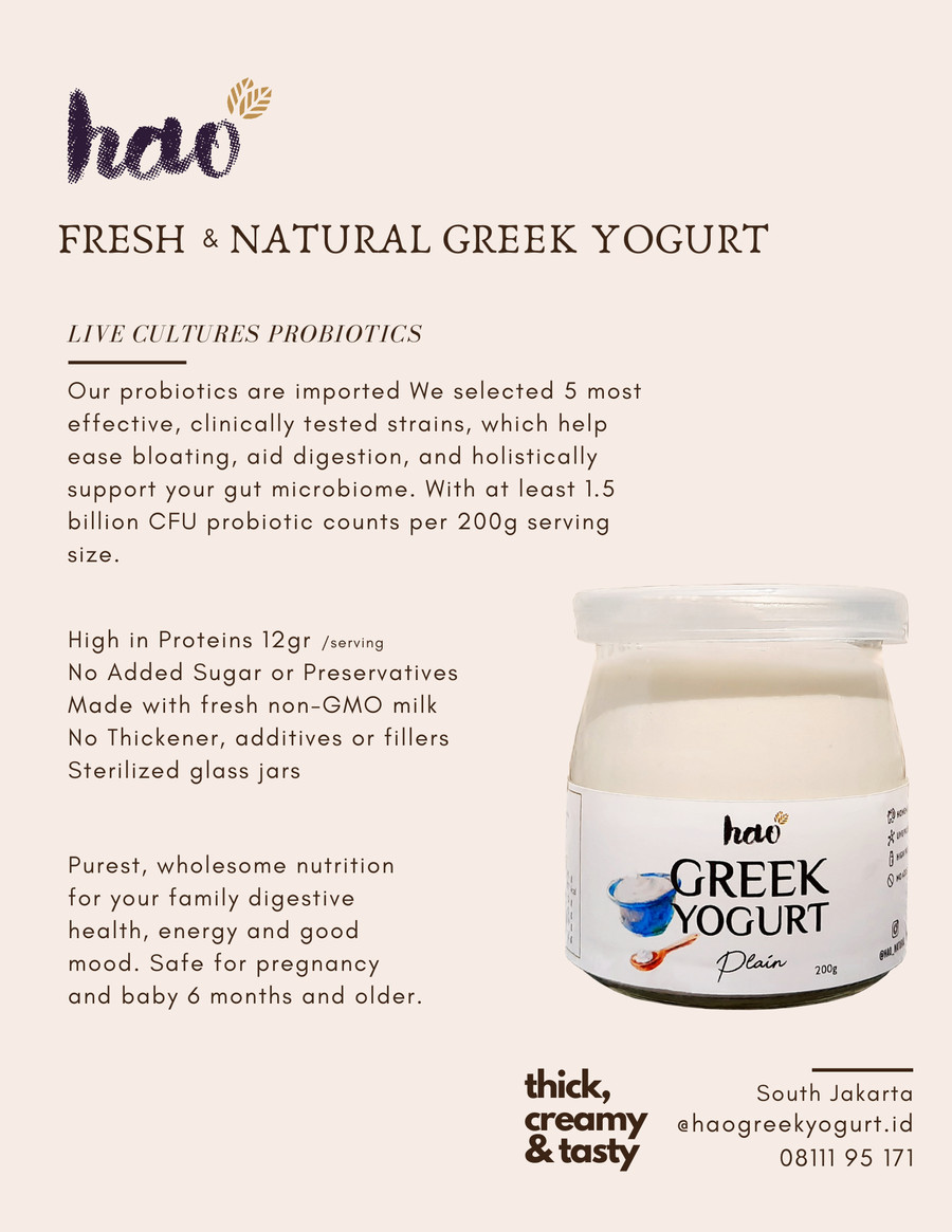  Hao Greek Yogurt Honey 200 gr