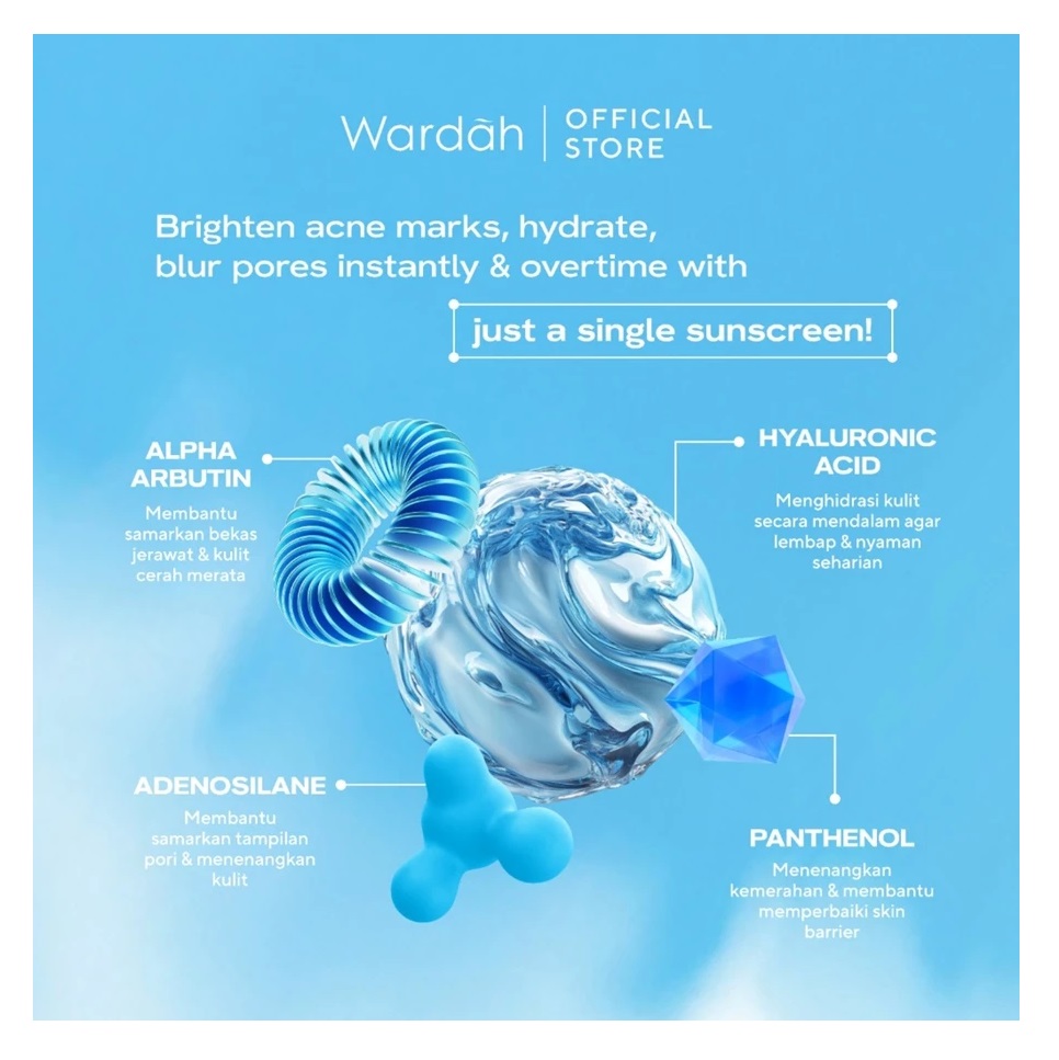 Paragon Technology and Innovation Wardah UV Shield Skin Filter Tinted Sunscreen SPF 50 PA++++ 02 Medium to Deep