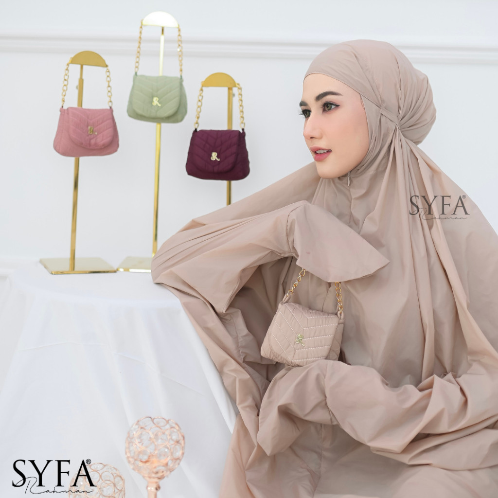  Syfa Rahman Mukena Terusan Mini Lea Series