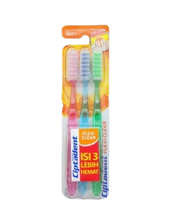 Sikat Gigi Flexi Clean Soft 3 pcs 1