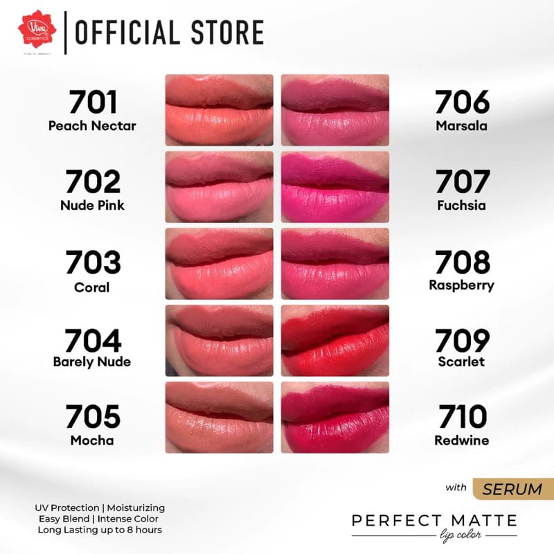 VITAPHARM Viva Queen Perfect Matte 701 Peach Nectar