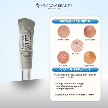 Kosmetika Cantik Indonesia MS Glow White BB Premium