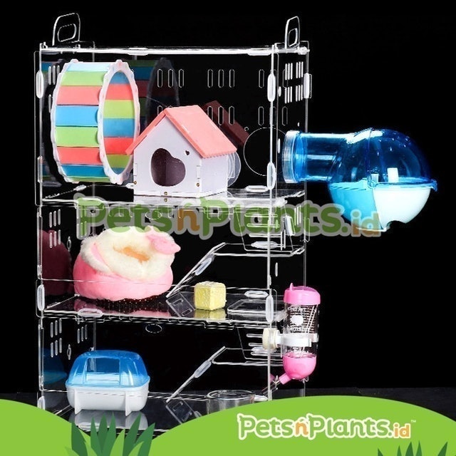  Kandang Hamster Cage Akrilik