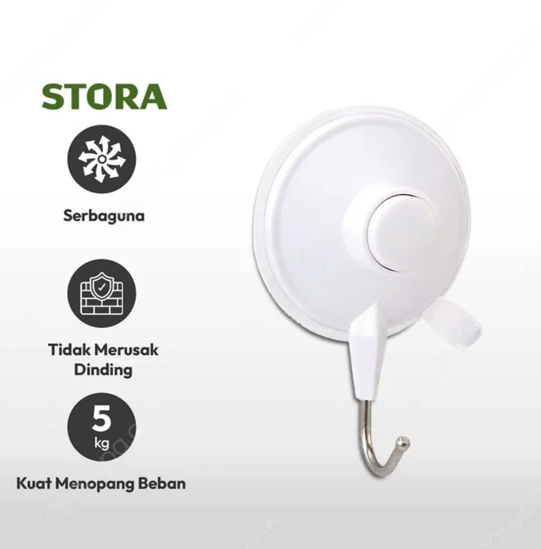 Stora Gantungan Dinding Suction Stainless Steel 3