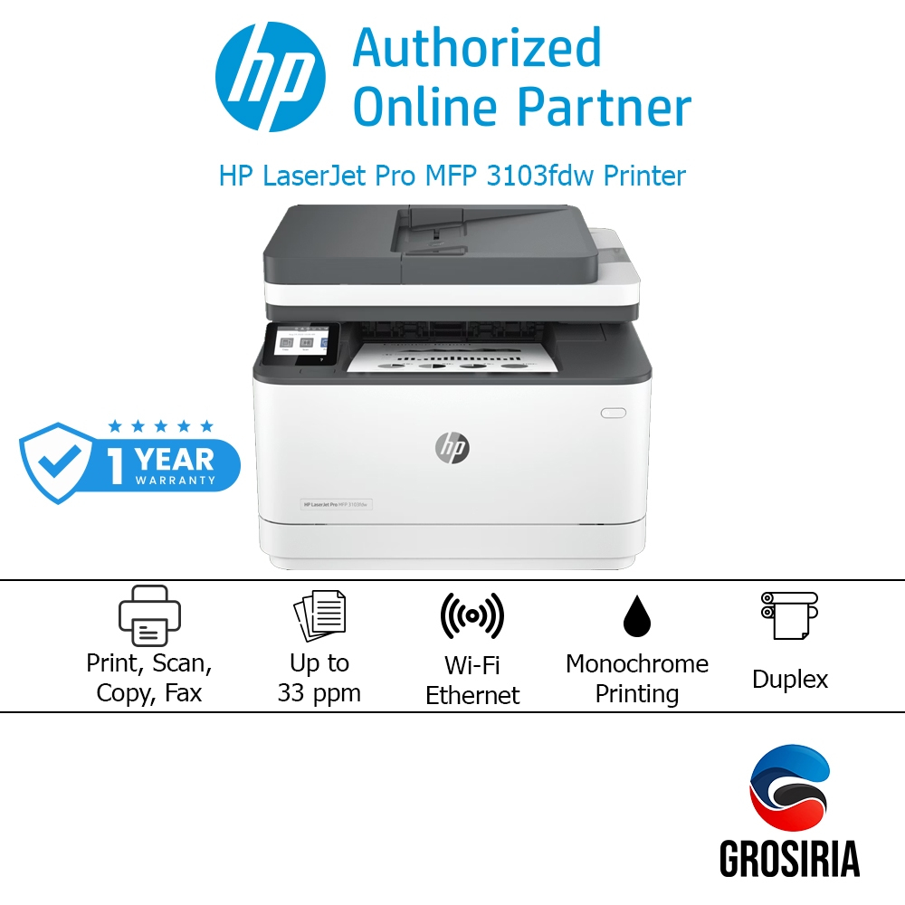 HP  HP LaserJet Pro Multifunction Printer 3103fdw