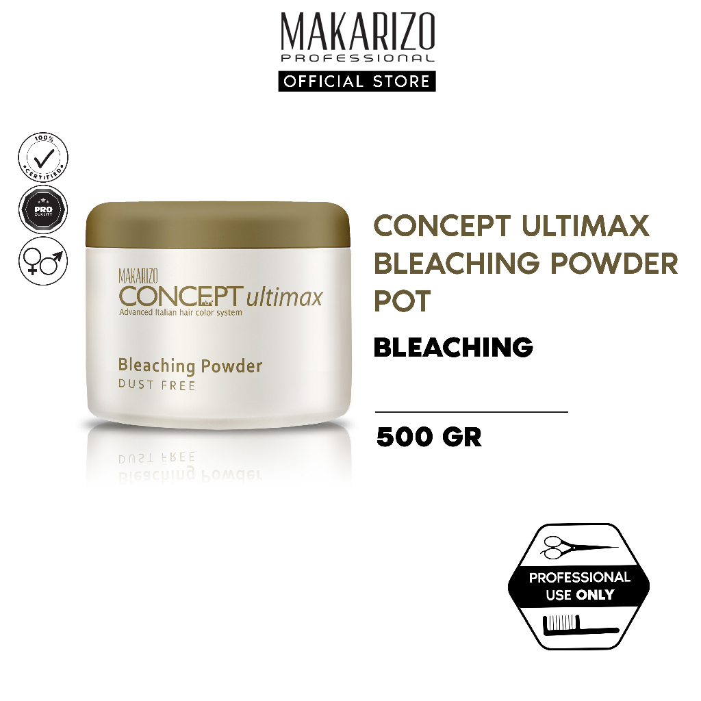 Akasha Wira International Makarizo Professional Concept Ultimax Bleaching Powder