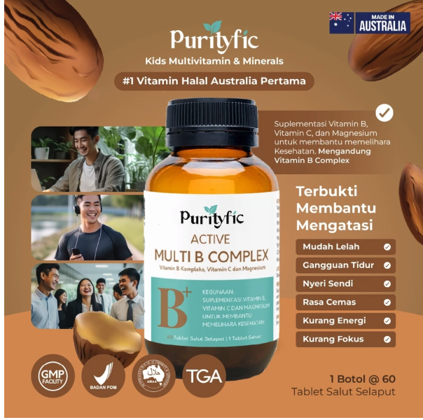 GMP Pharmaceuticals  Purityfic Active Energy Booster Multi B Complex