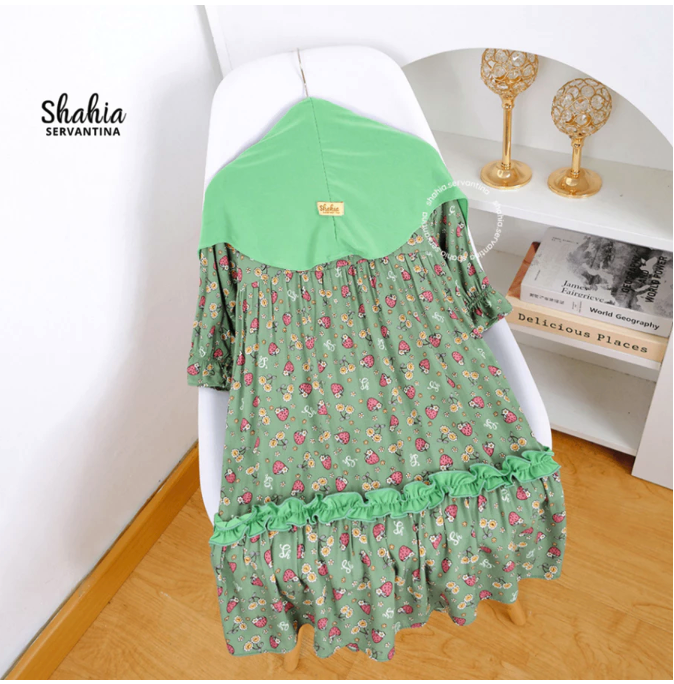  Shahia Servantina Khalis Set Gamis Anak 