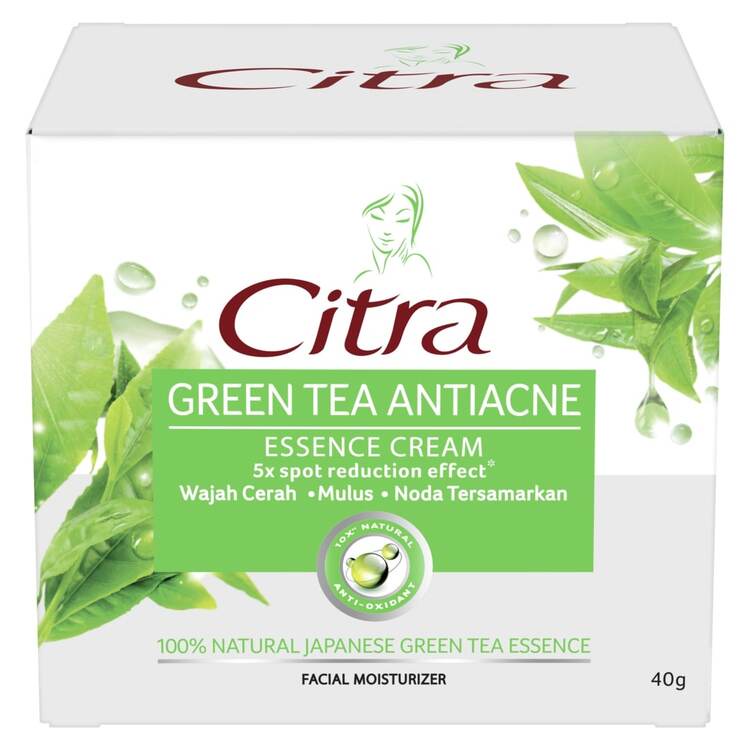 Unilever Citra Green Tea Antiacne Essence Cream Facial Moisturizer